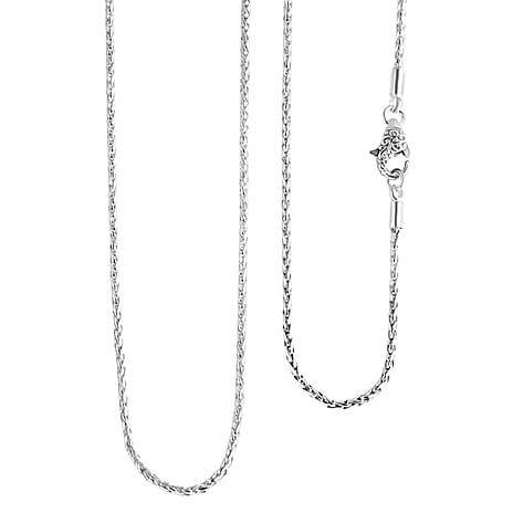 Royal Bali Collection Sterling Silver Padian Necklace (Size 20)