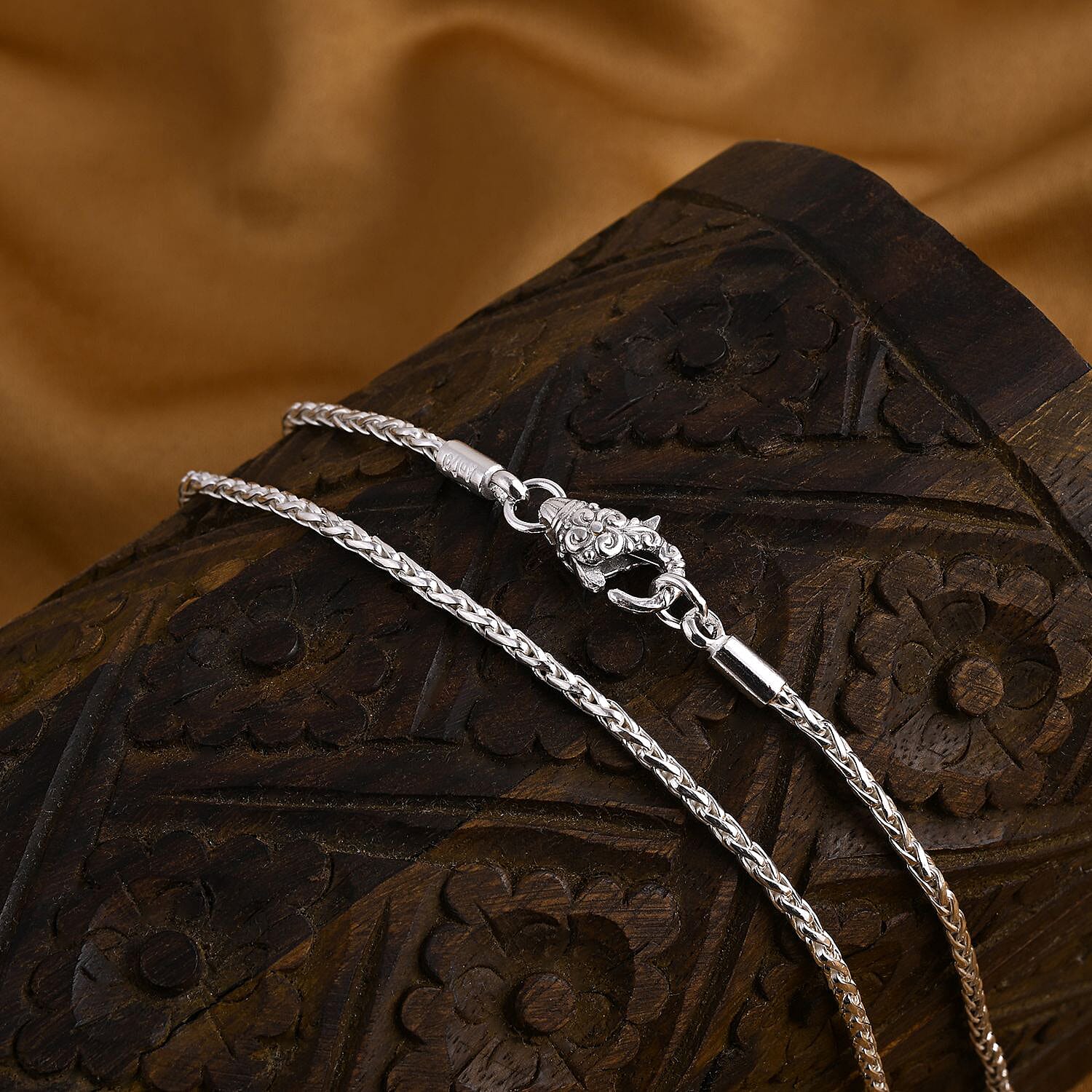 Royal Bali Collection Sterling Silver Padian Necklace (Size 20)