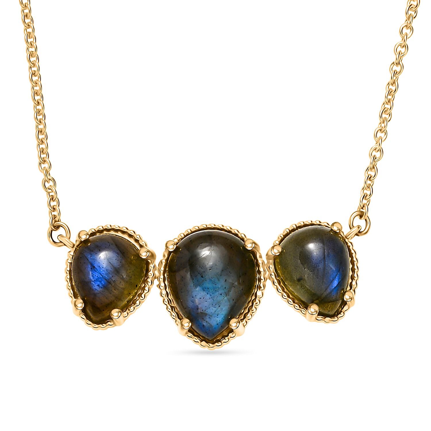 EverTrue Fancy Necklace (Size - 20) Pure Yellow Brass Mix Metal  10.568  Ct.