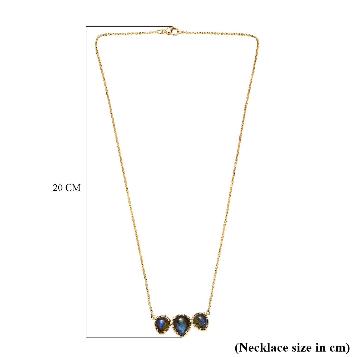 EverTrue Fancy Necklace (Size - 20) Pure Yellow Brass Mix Metal  10.568  Ct.