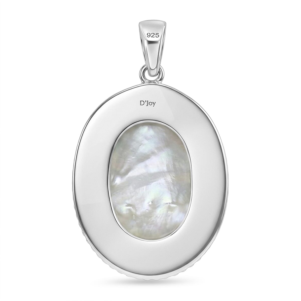 D'Joy Mother Of Pearl Pendant Sterling Silver, Silver Wt.6.9 Gms  9.280  Ct.