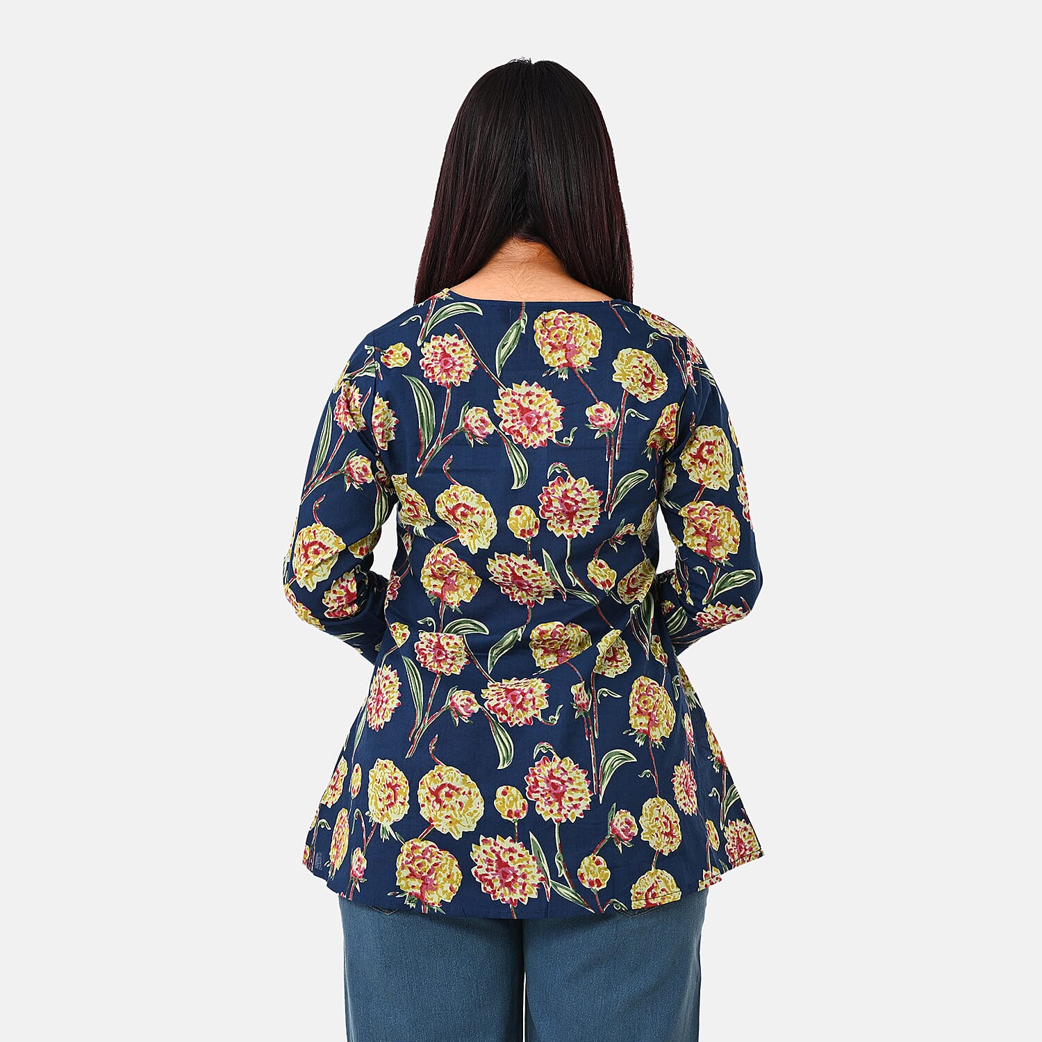 & Maisi Cotton Printed Top 