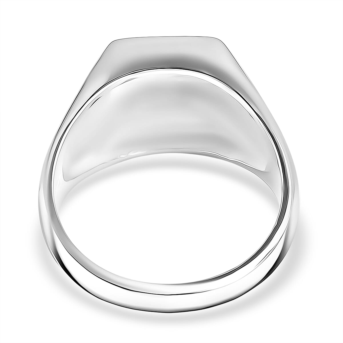 D'Joy Sterling Silver Ring in Two Tone Plated, Silver Wt. 6.80 Gms.
