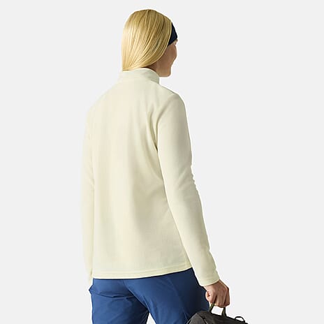 Regatta Womens Lightweight Half-Zip Fleece (Size 12) - Cream