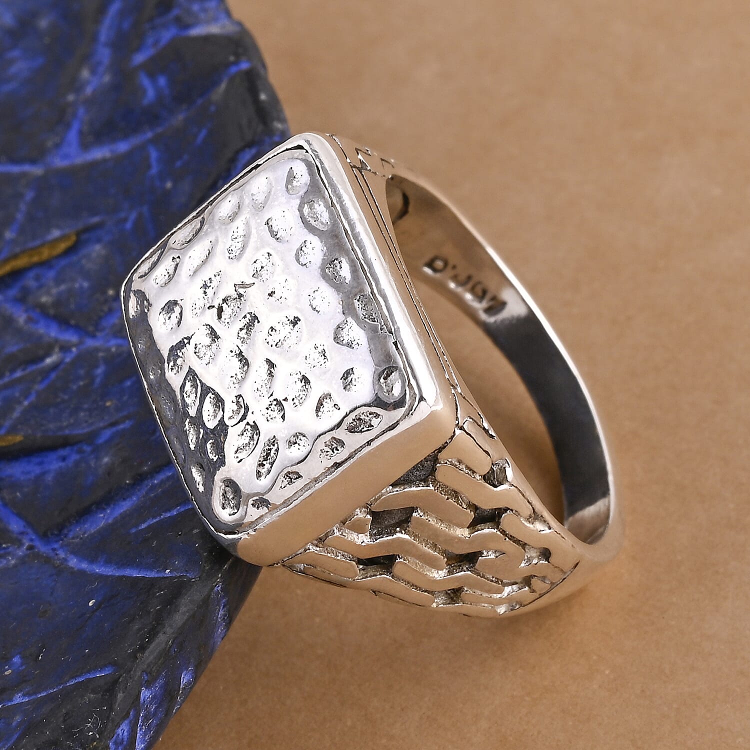 D'Joy Sterling Silver Fancy Ring, Silver Wt.11.43 Gms