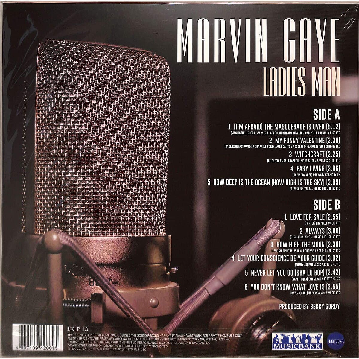 Marvin Gaye - Ladies Man- 180g Vinyl LP