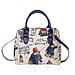 Signare British Museum Chinoiserie Print Convertible Handbag - White