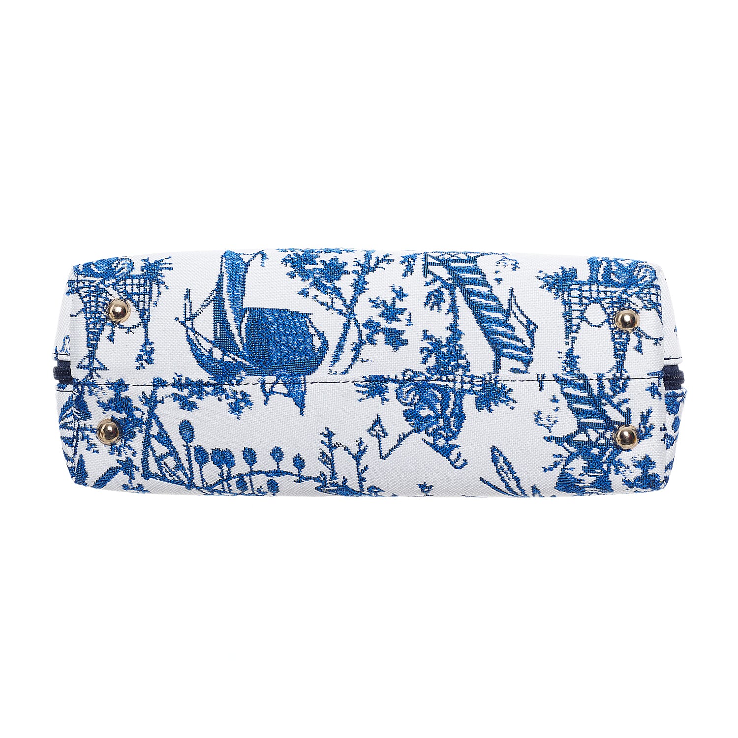 Signare British Museum Chinoiserie Print Convertible Handbag - White