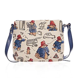 Signare Morning Garden Satchel Crossbody Bag - Black