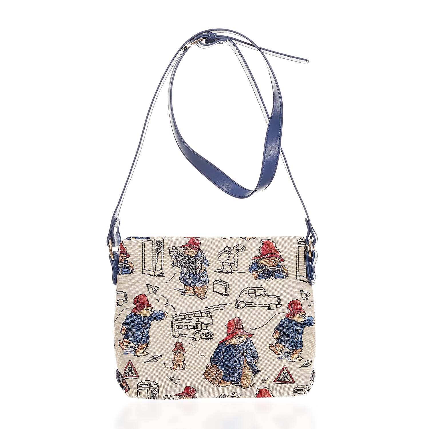 Signare Paddington Bear Satchel Crossbody Bag - Cream