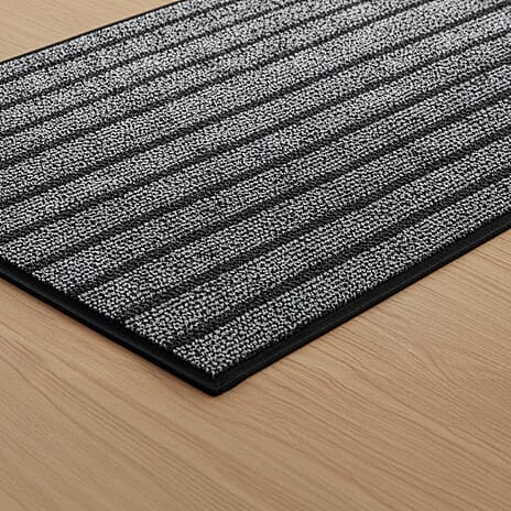 IW Special Rubber Rug and Door Mat (Size 40x60 cm) - Grey