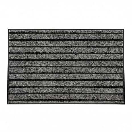 IW Special Rubber Rug and Door Mat (Size 40x60 cm) - Grey