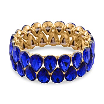 https://tjcuk.sirv.com/Products/82/6/8262411/Blue-Glass-Pear-Adjustable-Bracelet-in-Yellow-Gold-Tone_8262411.jpg?w=342&h=342