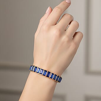 https://tjcuk.sirv.com/Products/82/6/8262422/Blue-Glass-Stretchable-Bracelet-Size-7-in-Yellow-Gold-Tone_8262422_2.jpg?w=342&h=342