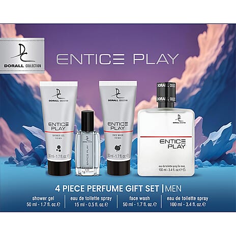 Entice Play 4 Piece Perfume Gift Set