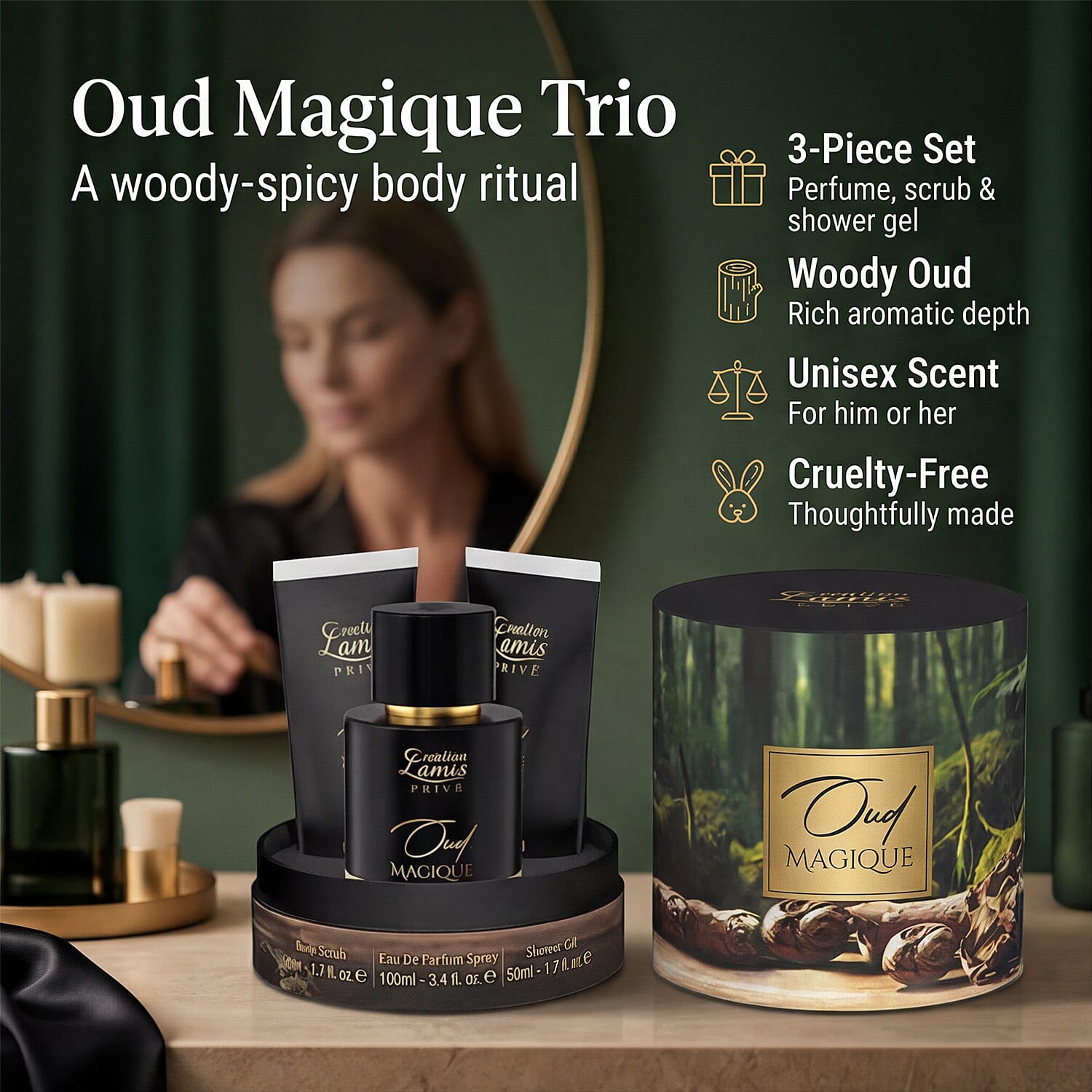 Creation Lamis Prive Oud Magique Trio Drum
