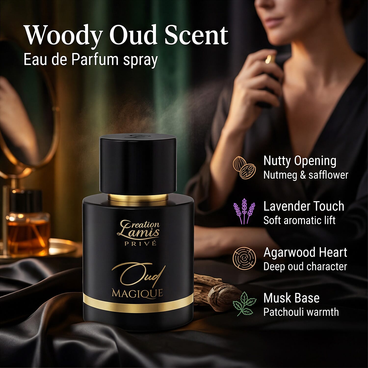 Creation Lamis Prive Oud Magique Trio Drum