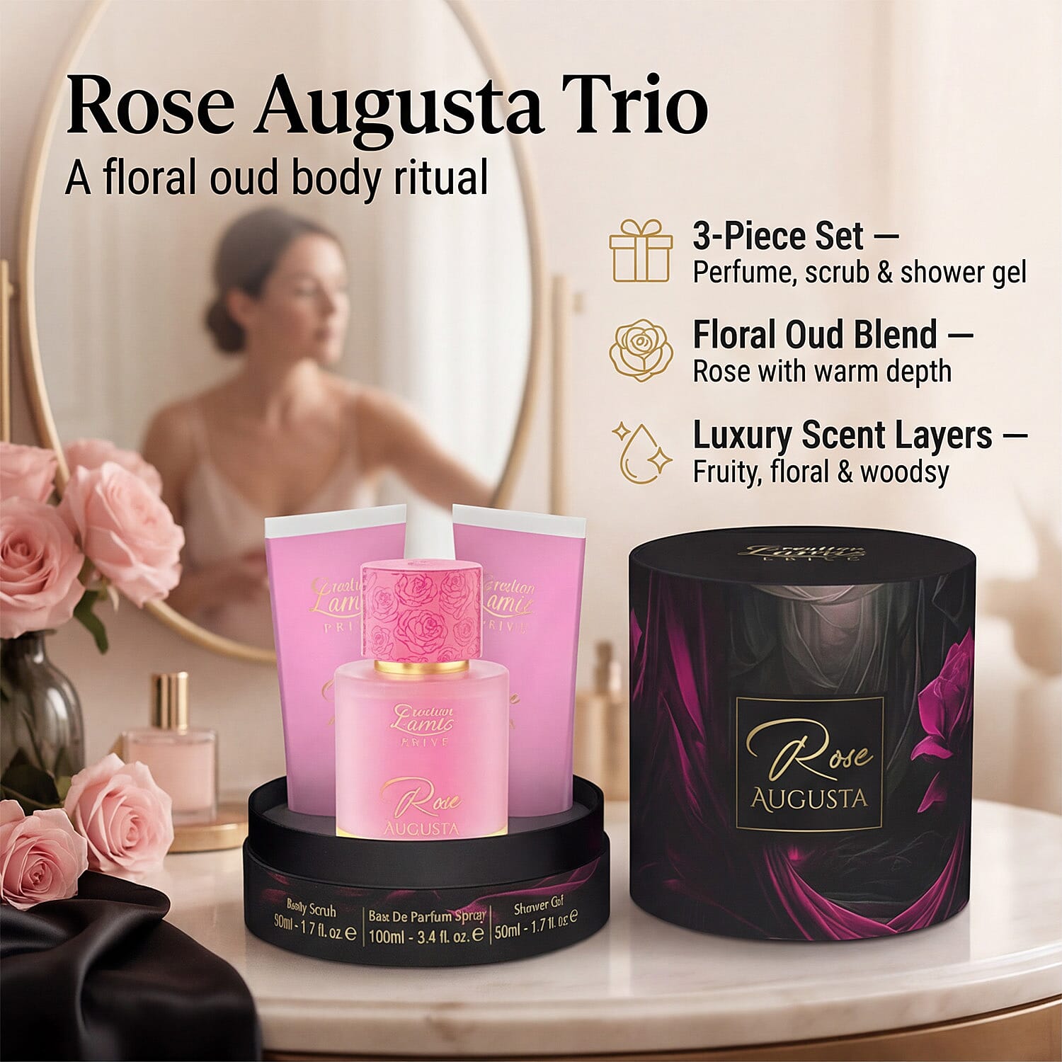 Creation Lamis Prive Rose Augusta Trio Drum