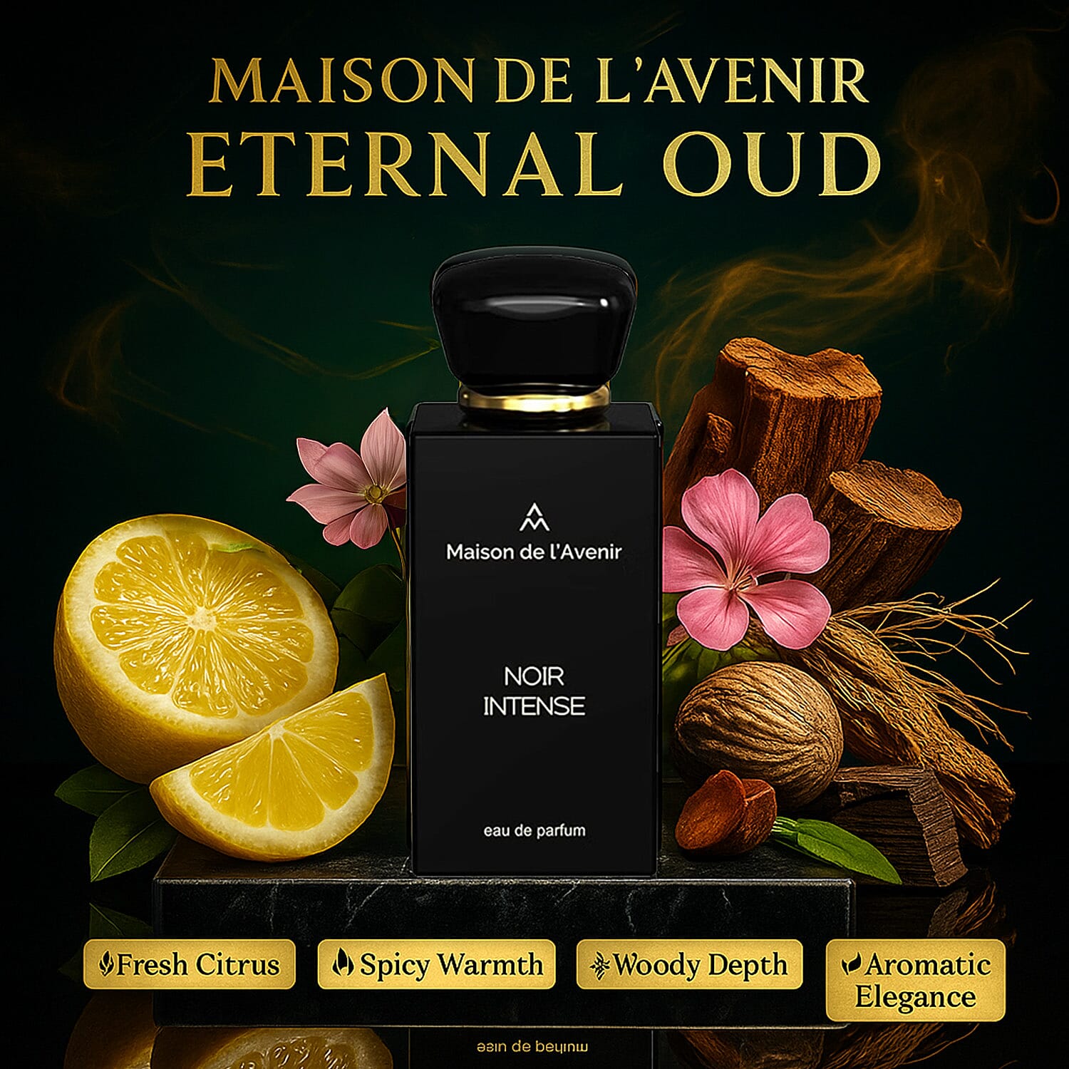 Maison de l'Avenir Noir Intense Eau de Parfum Unisex - 100ml