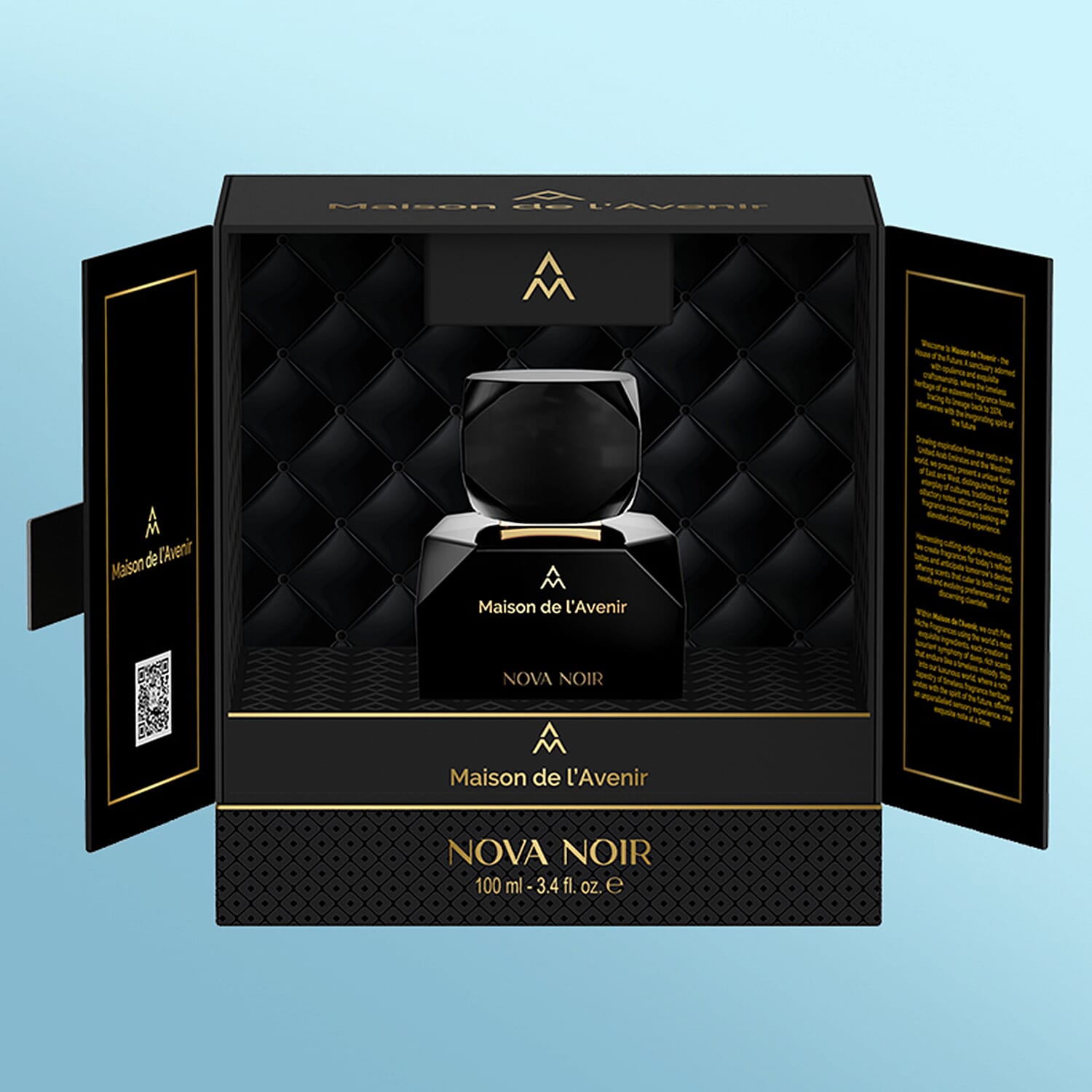 Maison de l'Avenir Nova Noir Eau de Parfum Unisex - 100ml