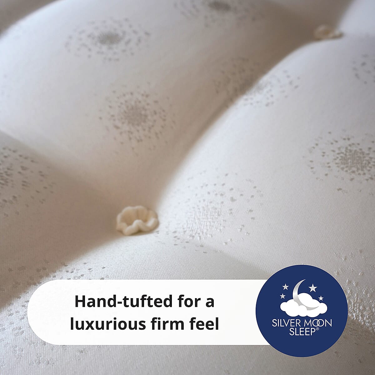 Luxury Redefined - The Silver Moon Luna Pocket Mattress - Single (90 x190 CM)