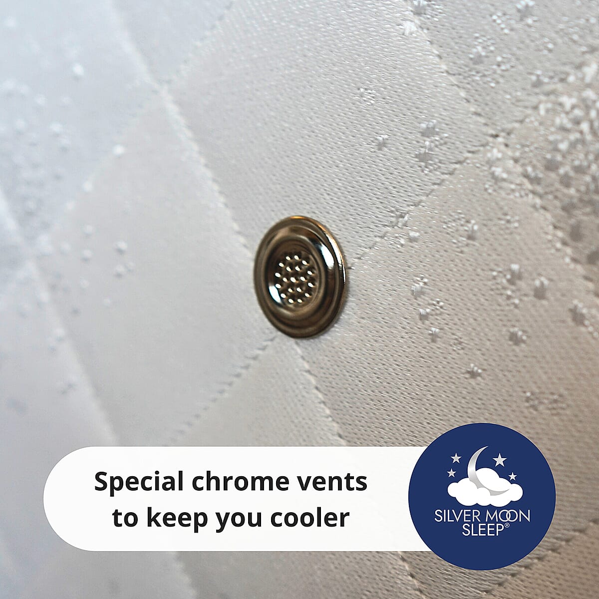 Luxury Redefined - The Silver Moon Luna Pocket Mattress - Single (90 x190 CM)