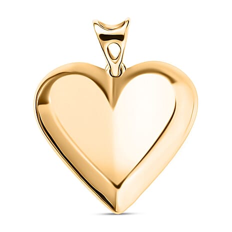 9K Yellow Gold Heart Pendant, Gold Wt. 1.42 Gms.