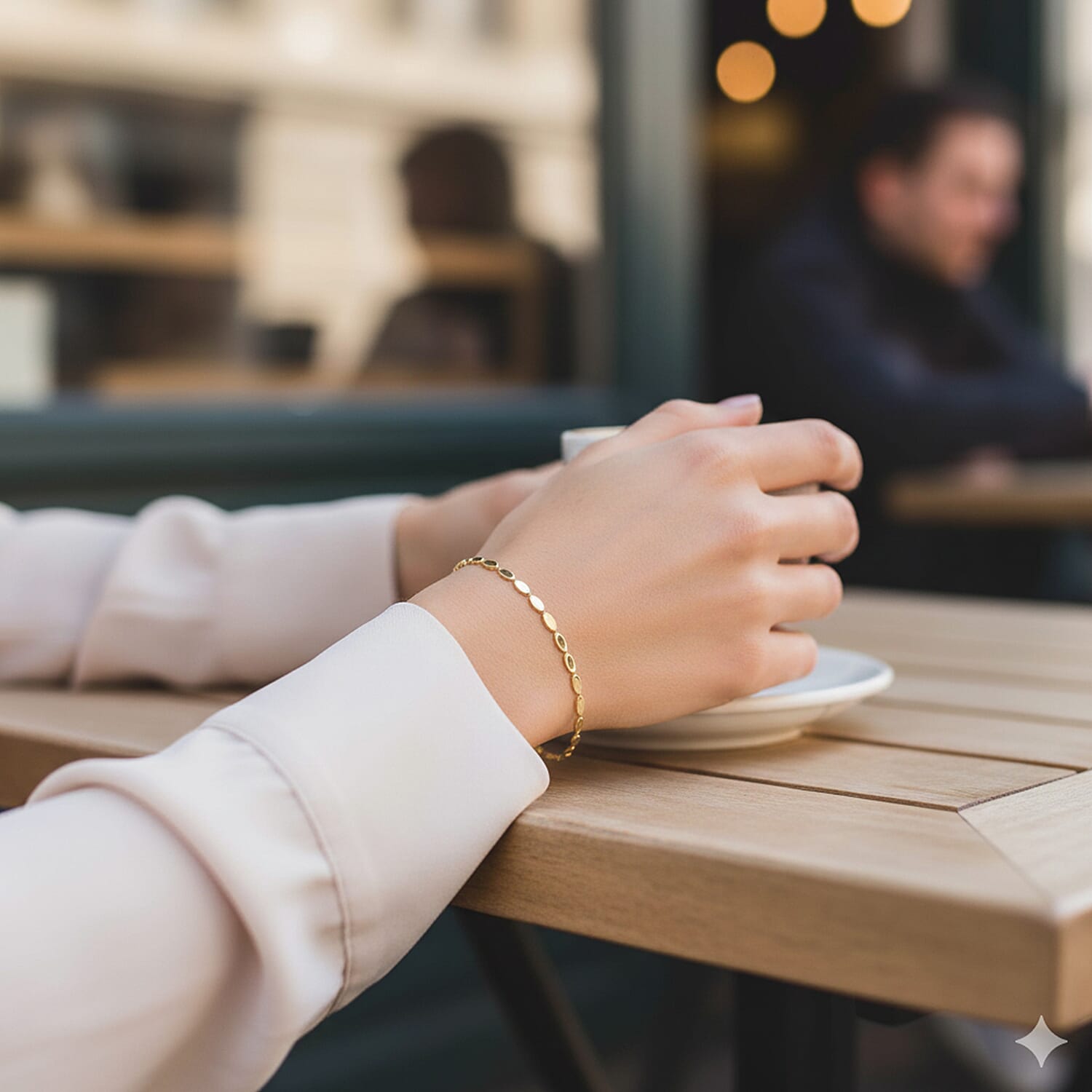 9K Yellow Gold Bracelet (Size 7.5), Gold Wt. 3.36 Gms.