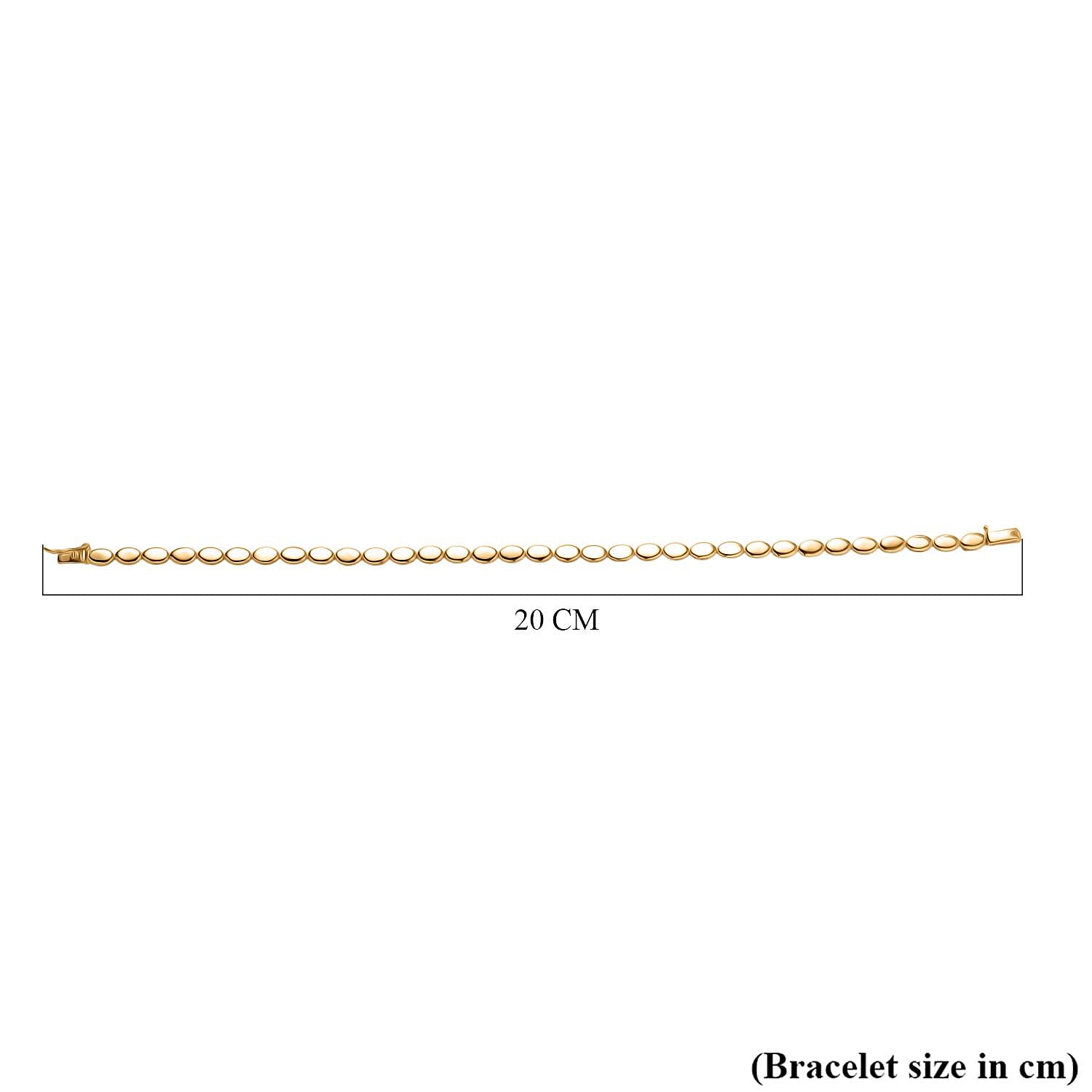 9K Yellow Gold Bracelet (Size 7.5), Gold Wt. 3.36 Gms.