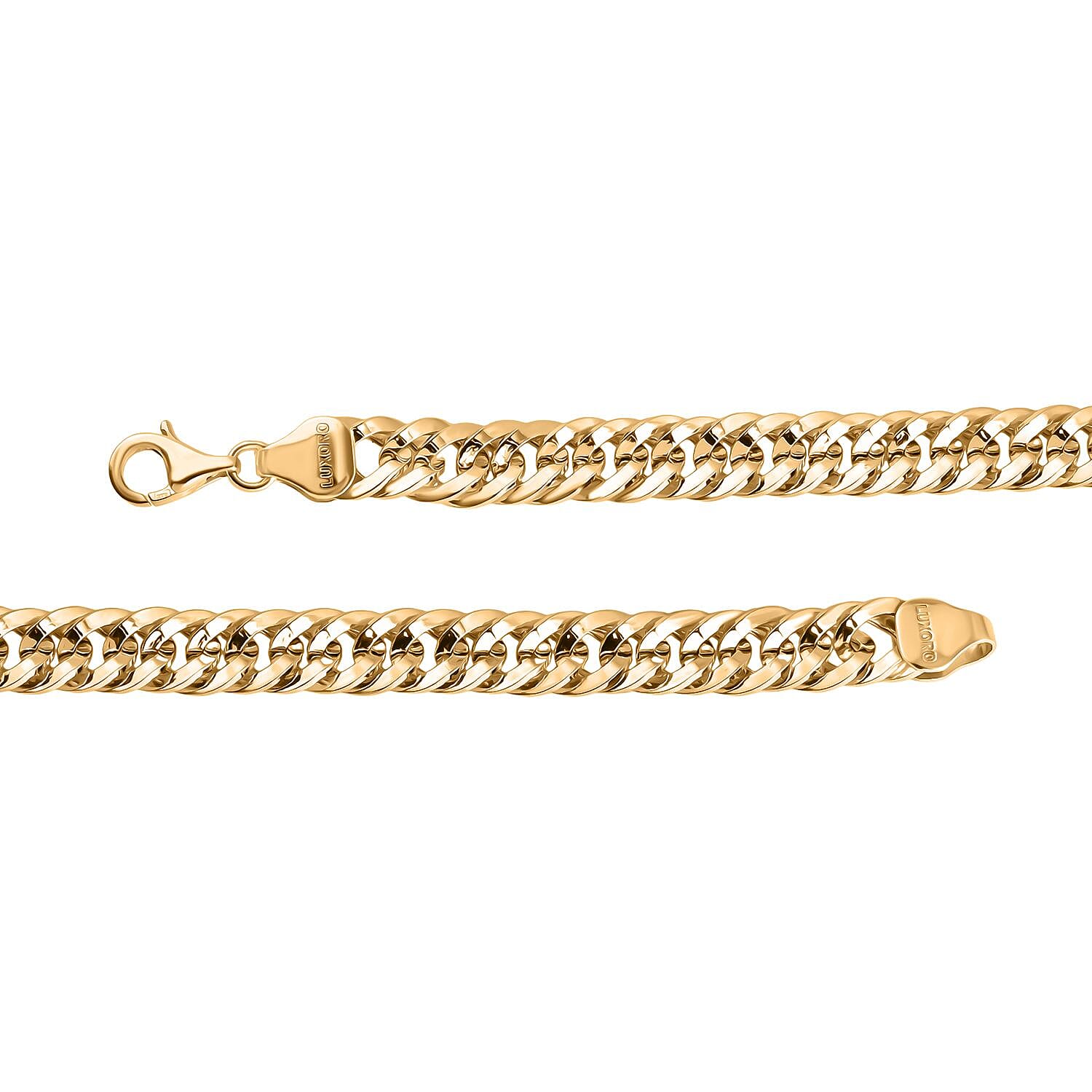 LUXORO 9K Yellow Gold Bracelet (Size - 7.5) with Lobster Clasp, Gold Wt. 6.50 Gms.