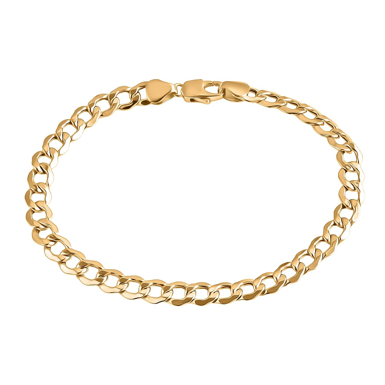 9K Yellow Gold Bracelet (Size 7.5) Gold Wt. 3.10 gms