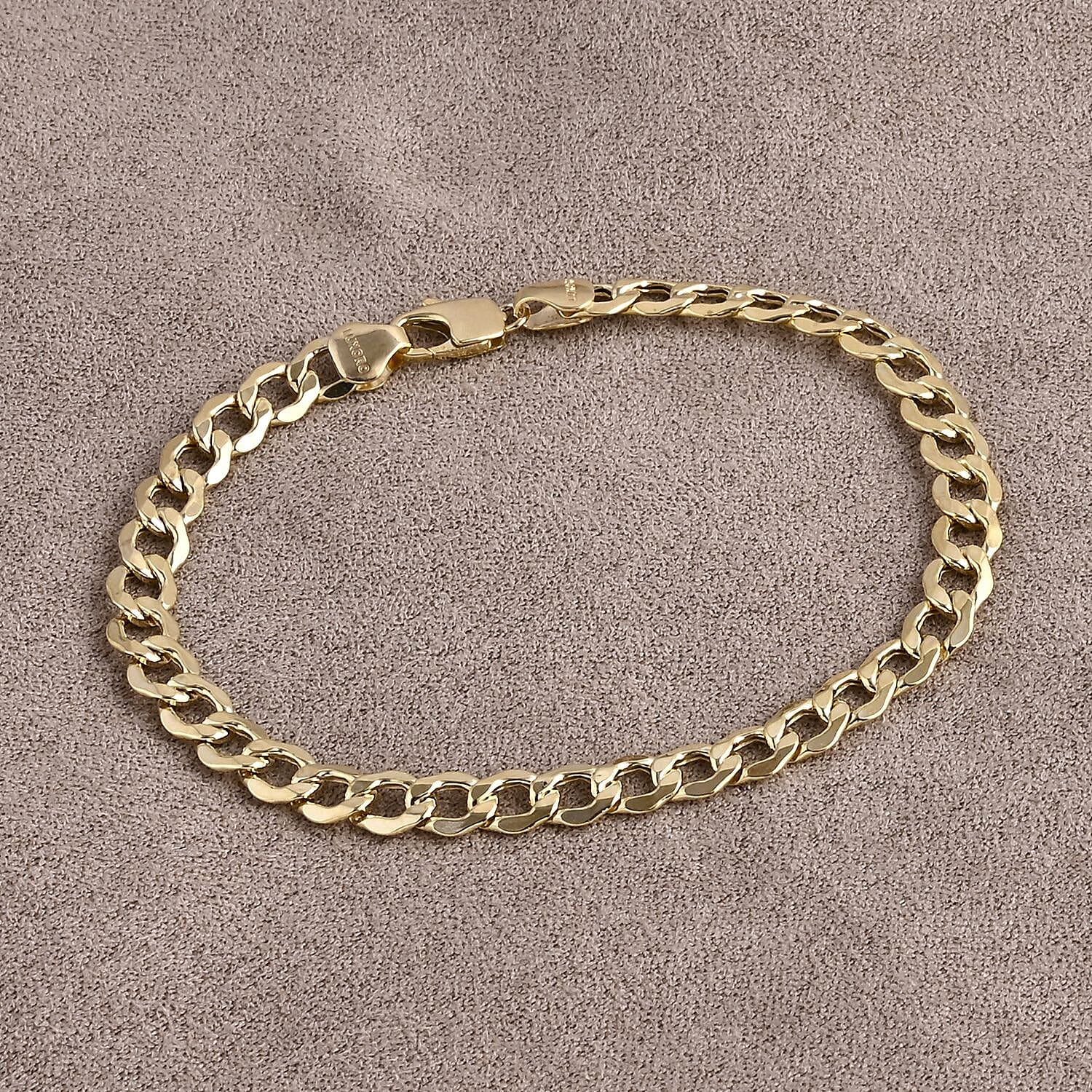9K Yellow Gold Bracelet (Size 7.5) Gold Wt. 3.10 gms