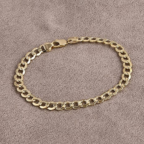 9K Yellow Gold Bracelet (Size 7.5) Gold Wt. 3.10 gms