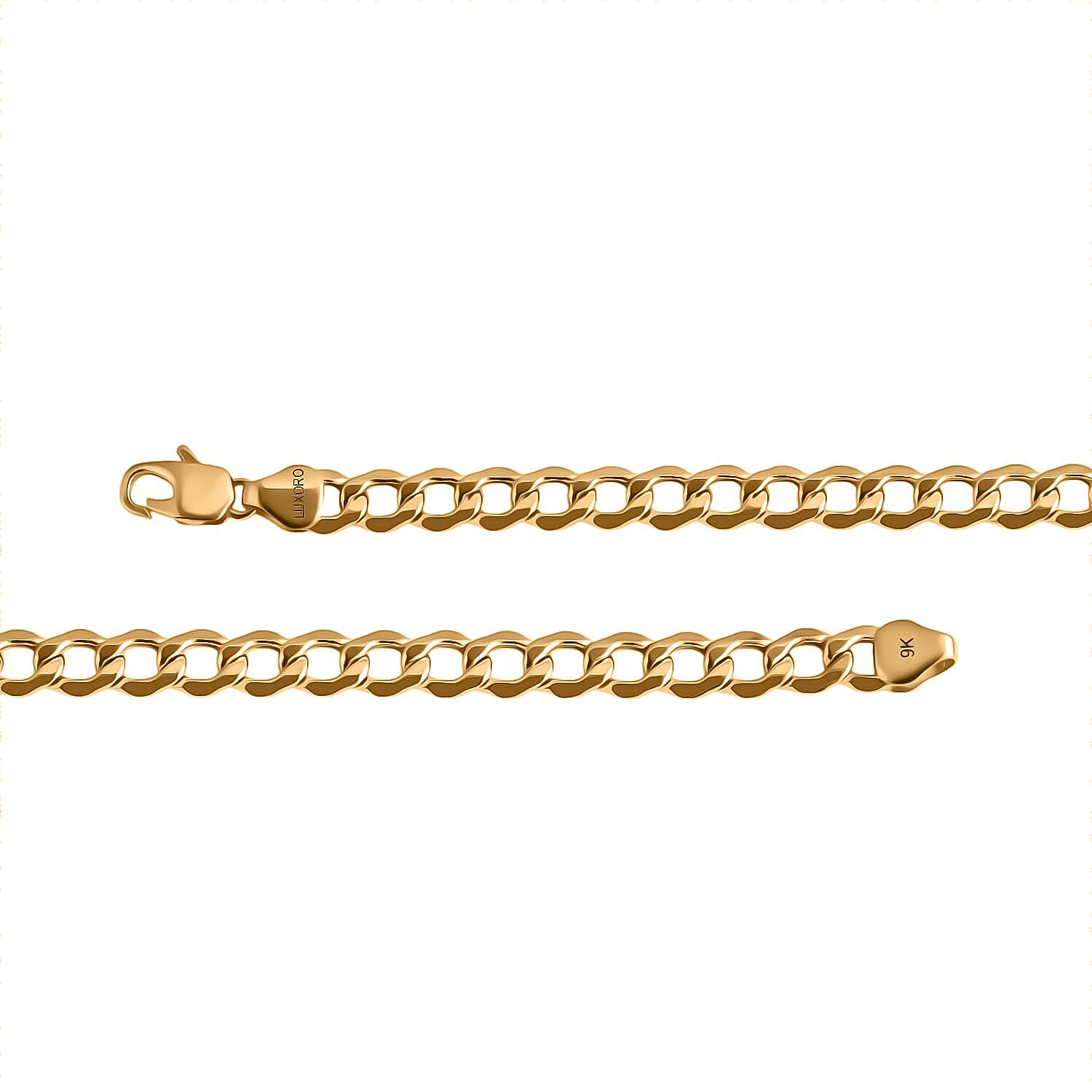 9K Yellow Gold Bracelet (Size 7.5) Gold Wt. 3.10 gms