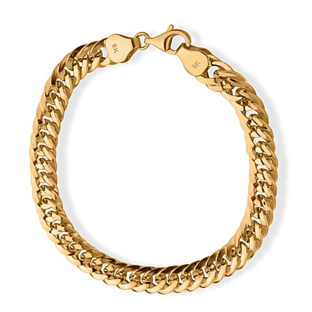 Royal Bali Collection 9K Yellow Gold Bracelet (Size - 7) with Lobster Clasp, Gold Wt. 5.19 Gms.