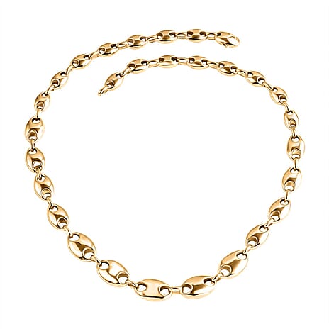 Luxoro 9K Yellow Gold Mariner Link Necklace (Size 20), Gold Wt. 16.09 Gms.