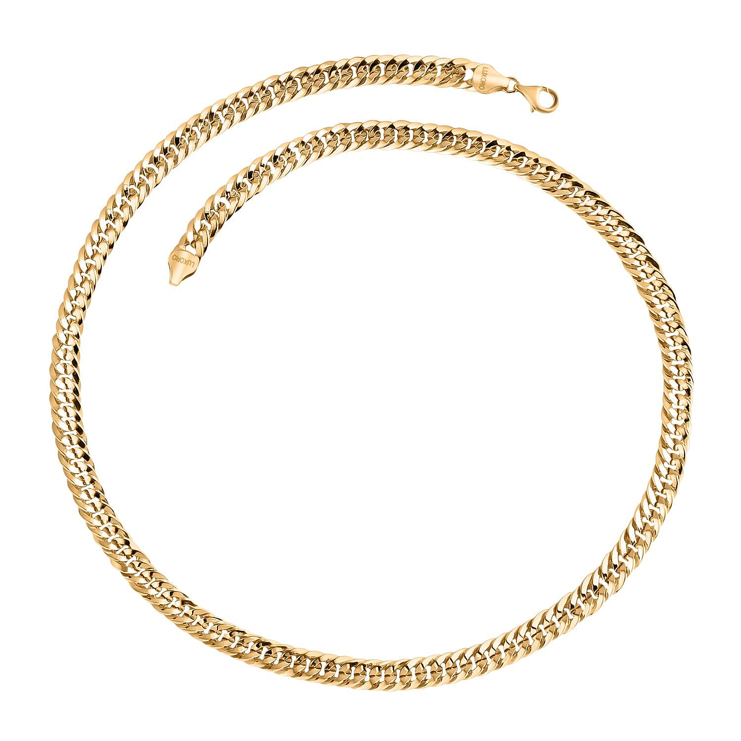 Royal Bali Collection 9K Yellow Gold Necklace (Size - 20) with Lobster Clasp, Gold Wt. 13.60 Gms.