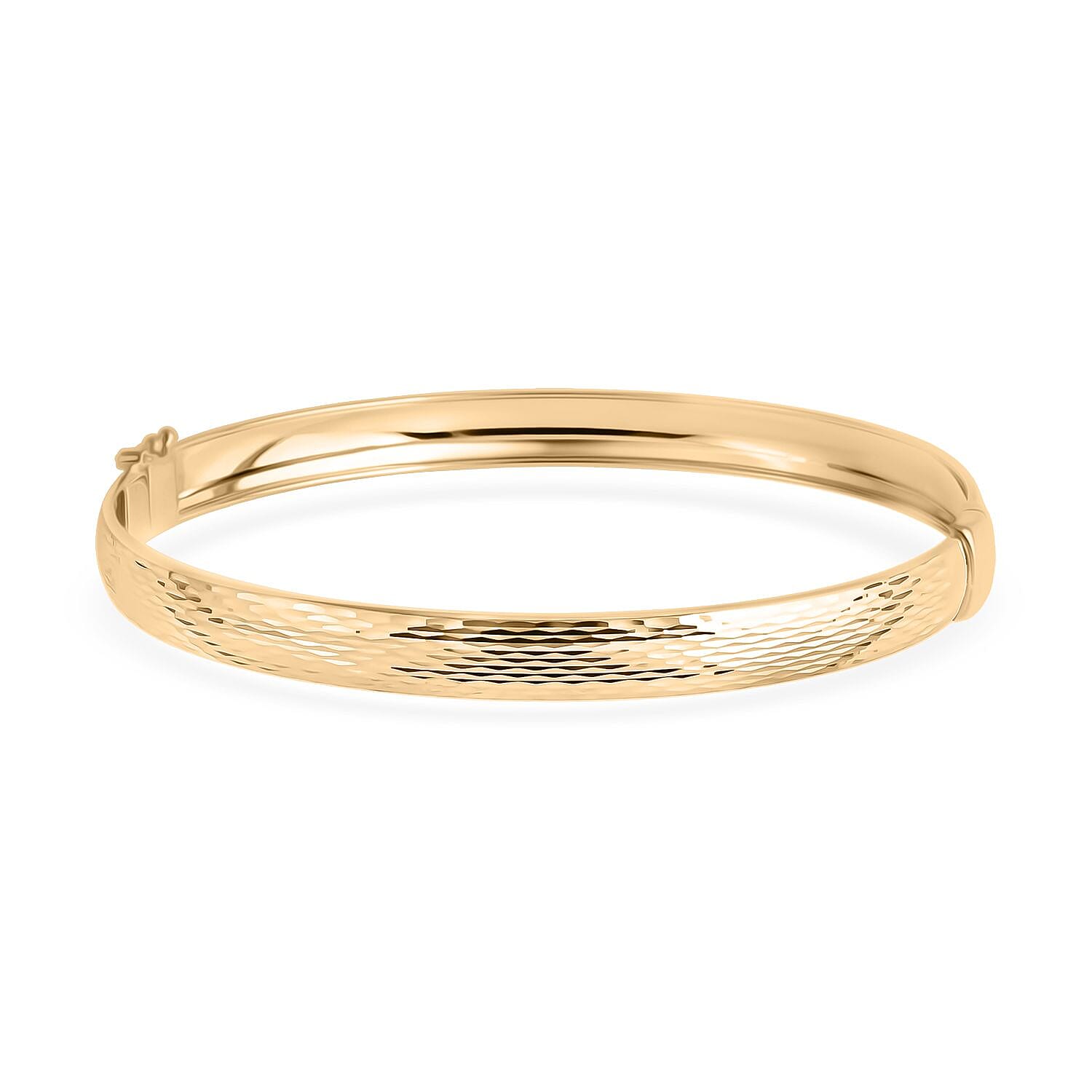Luxoro 9K Yellow Gold Bangle (Size 7.5), Gold Wt. 4.30 Gms.