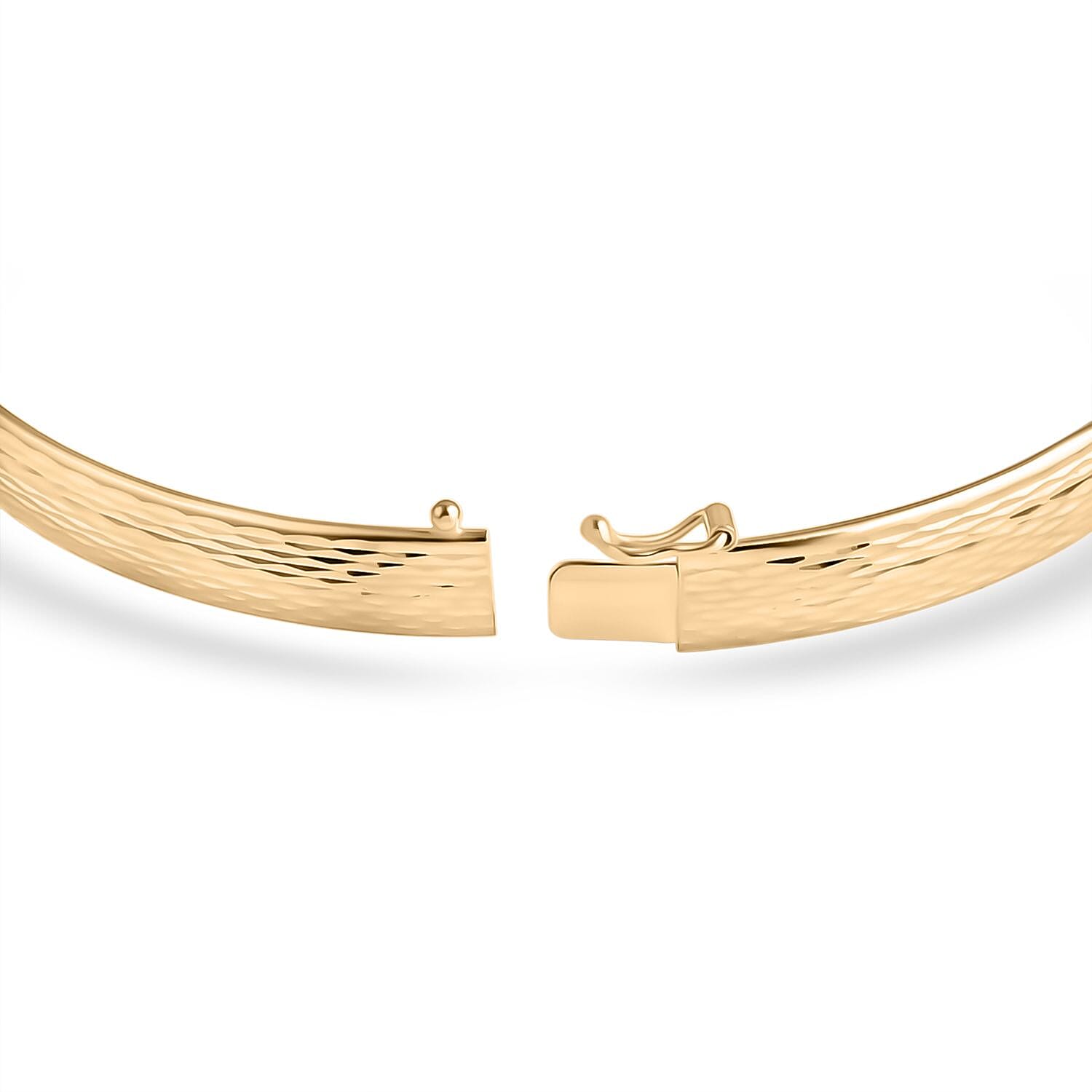 Luxoro 9K Yellow Gold Bangle (Size 7.5), Gold Wt. 4.30 Gms.