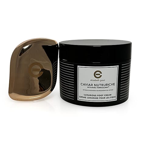 Elizabeth Grant Caviar Holiday Foot Cream - 400ML with Foot Scrubber