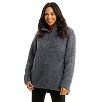 Light & Shade Solid Fleece Jumper (S/M) - Navy