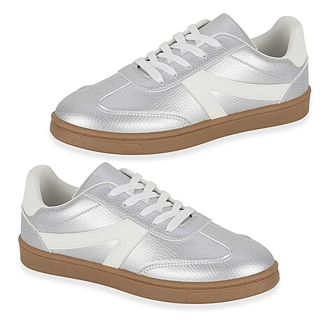 Urban Jacks Matise Lightweight Women's Trainer (Size - 5) - Silver