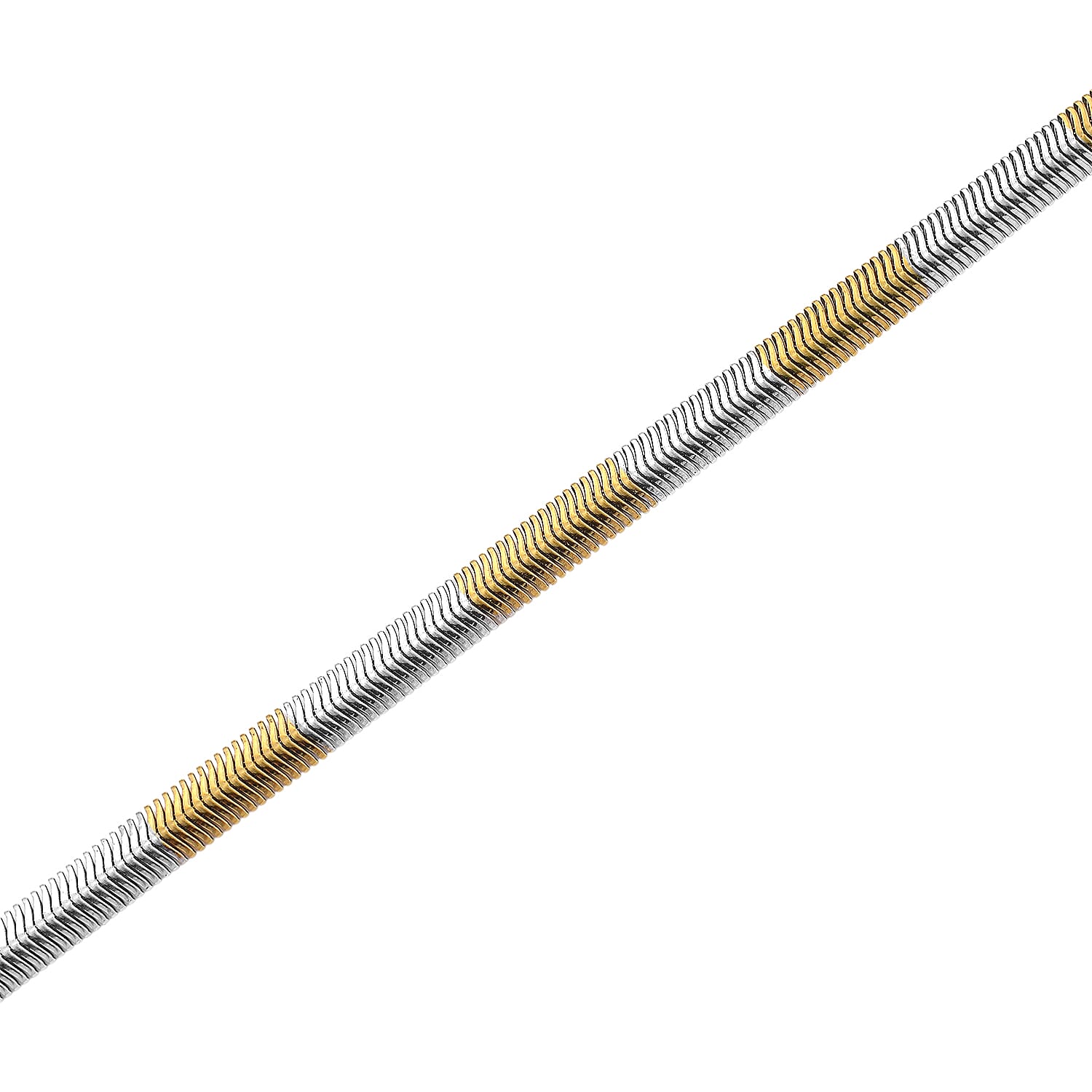 Serpent Necklace (Size - 20-2 Ext) in Dual Tone