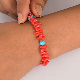 https://tjcuk.sirv.com/Products/82/6/8266587/Coral-Magnesite-Bracelet-Size-7-5-Stainless-Steel-120-000-Ct_8266587_2.jpg?w=342&h=342