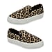 Spot On Collection Quilted Slip-On Trainers With Platform Sole
