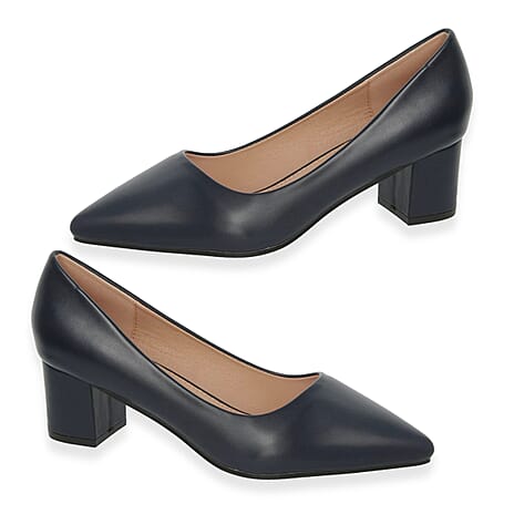 Down to Earth Ladies Shoe (Size - 5) - Navy