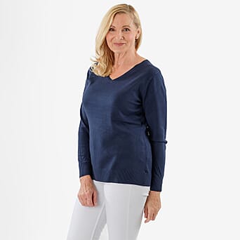https://tjcuk.sirv.com/Products/82/6/8267103/Pure-Natural-V-Neck-Jumper-Size-12-Navy_8267103.jpg?w=342&h=342