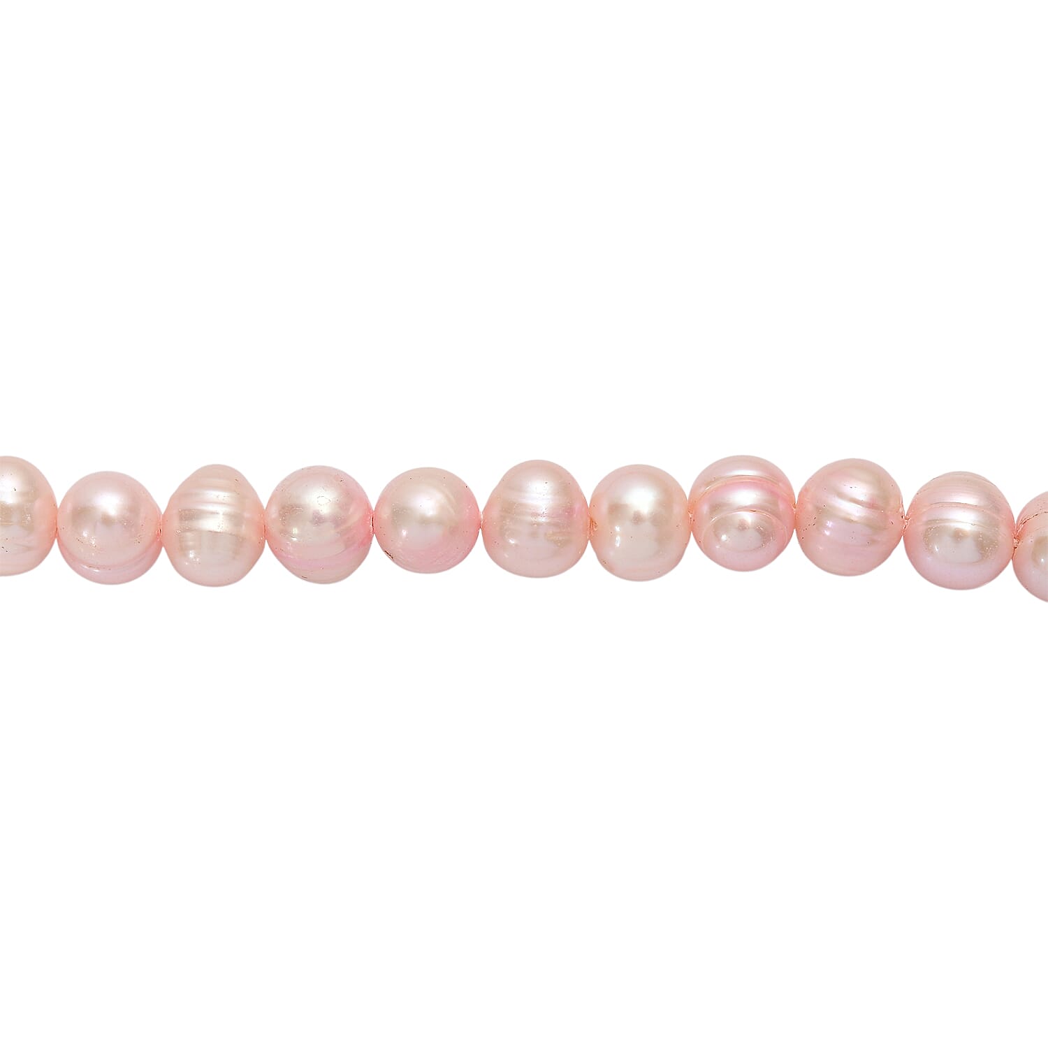 Dyed Pink Fresh Water Pearl Stone Necklace (Size 40) 480.00 Ct.
