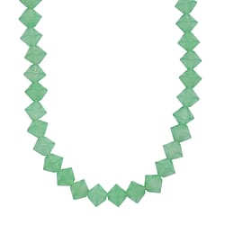 EverTrue Green Aventurine Necklace (Size 20 - 1 Ext) with Senorita Clasp in Platinum & Yellow Gold Tone 220.00 Ct.