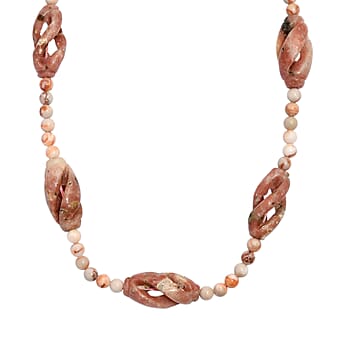 https://tjcuk.sirv.com/Products/82/6/8267447/Spice-Jasper-Pink-Web-Jasper-Necklace-Size-20-in-Platinum-Overlay-Pure_8267447.jpg?w=342&h=342